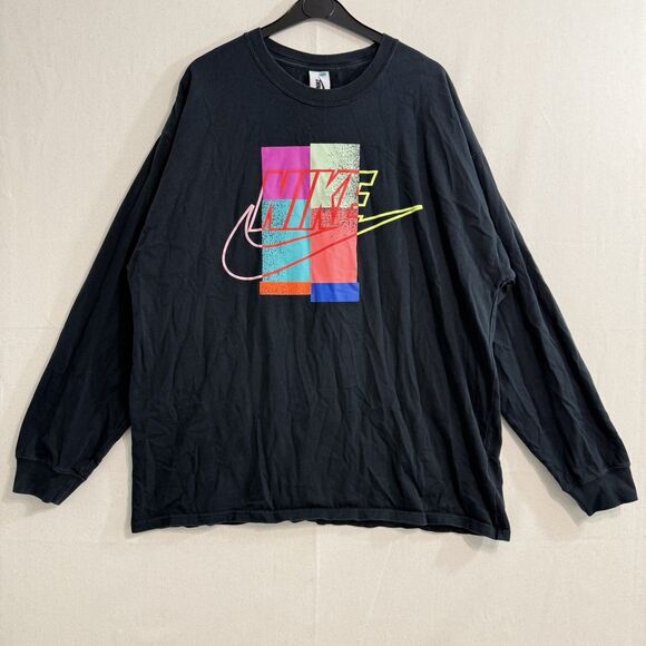 Nike Air Max Long Sleeve Crewneck Tee Shirt Size Large Men - Picture 1 of 9